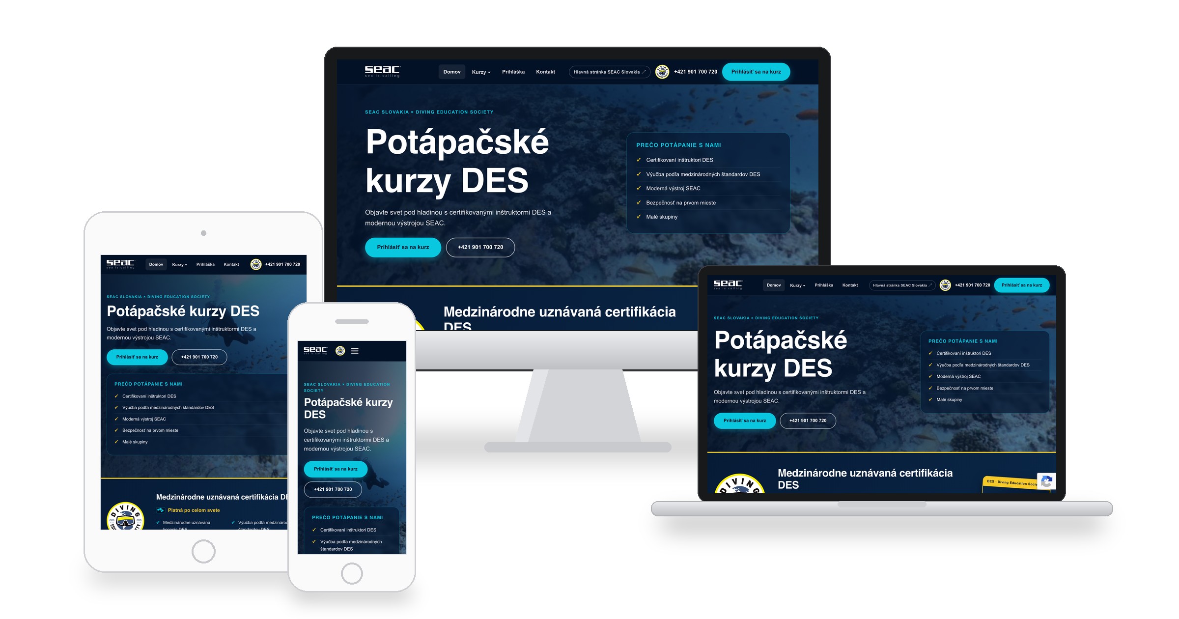 SEAC potápačské kurzy